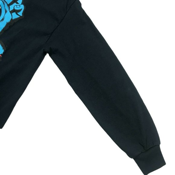 Santa Cruz Long Sleeve Crewneck Size Small Men Navy Cotton - Picture 6 of 8